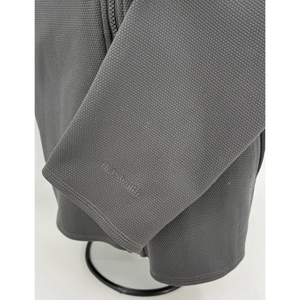 The North Face‎ TKA Stealth Full Zip Fleece Jacket Black & Grey Men's Size XL